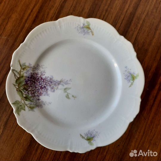 Фруктовница на ножке М.С. Кузнецов, 19 век