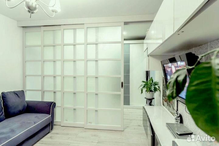 Раздвижная каскадная перегородка