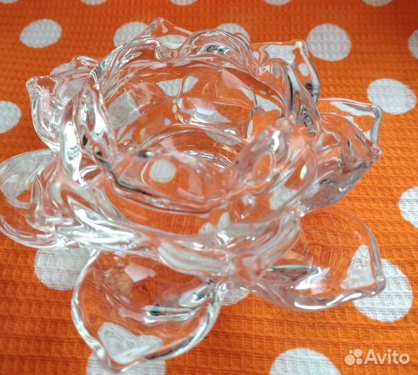 Подсвечник хрусталь 12 лепестков