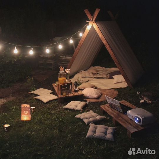 Фотозона Шалаш Вигвам на пикник свадьбу праздник