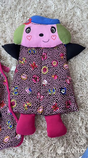 Детский плед с подушкой