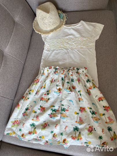 Детская одежда для девочек пакетом 134-140