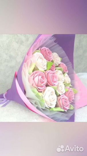 Съедобные букеты из зефира