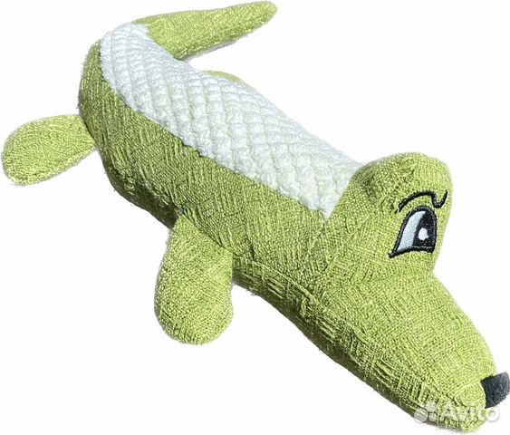 Игрушка для собак Крокодил зеленый 26см
