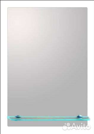 Зеркало в ванную с полочкой