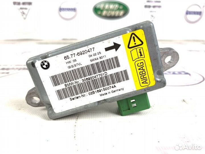 Блок управления AirBag SRS оригинал для Bmw 7 E65