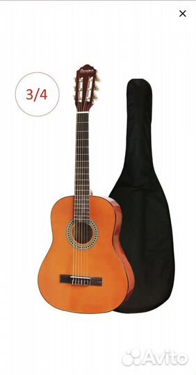 Классическая гитара 3 /4 с чехлом