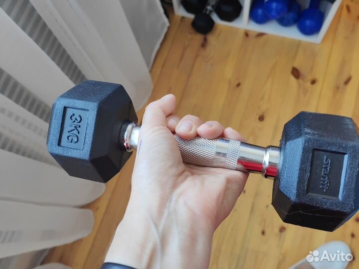 Гантели. Комплект 2 и 3 кг