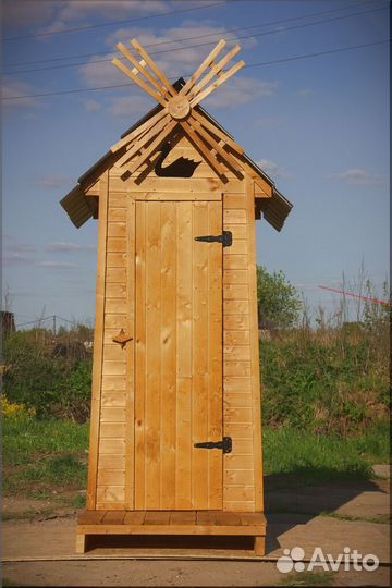 Дачный туалет деревянный JKT224
