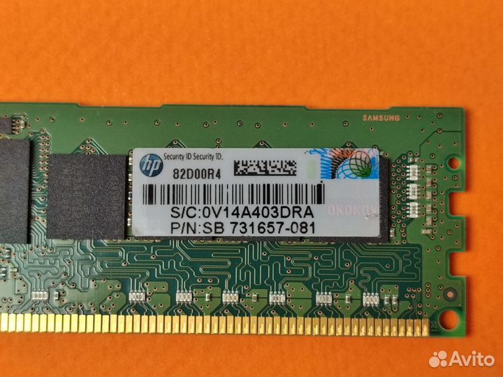 Серверная DDR3 8GB 1866 MHz ECC REG samsung 1Rx4