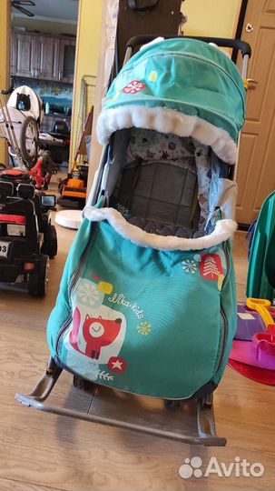 Санки коляска nika 7 2