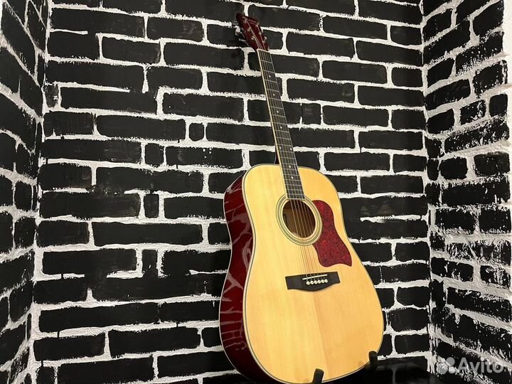 Акустическая гитара дредноут с чехлом