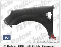 Крыло переднее ford ranger 2009-2012