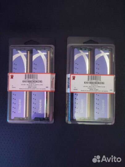 Модули памяти Kingston HyperX Genesis1866Mhz 16Gb