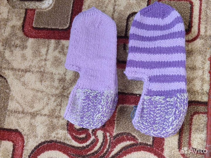 Следики, носки, ручной вязки