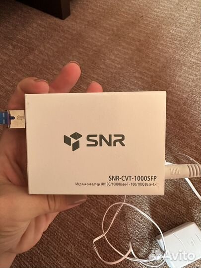 Медиаконвертер snr cvt 1000sfp