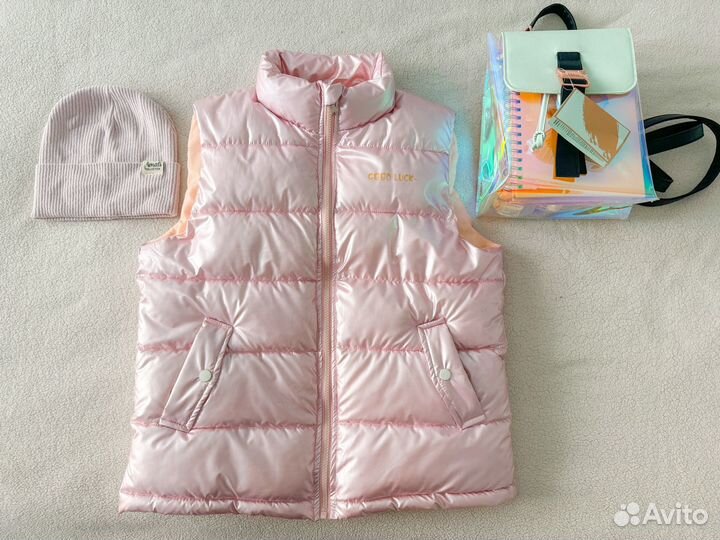 Жилетка теплая на девочку