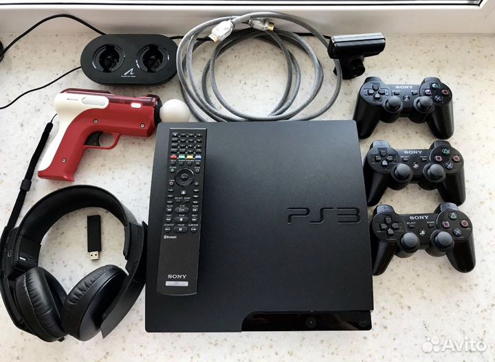 Приставка sony playstation 3 аксессуары диски
