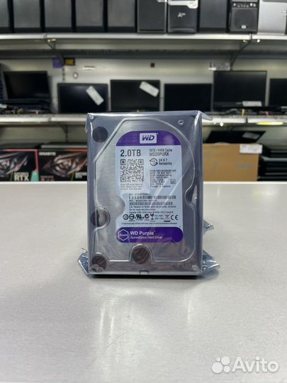WD Purple, 2Tb, HDD, SATA III, 3.5
