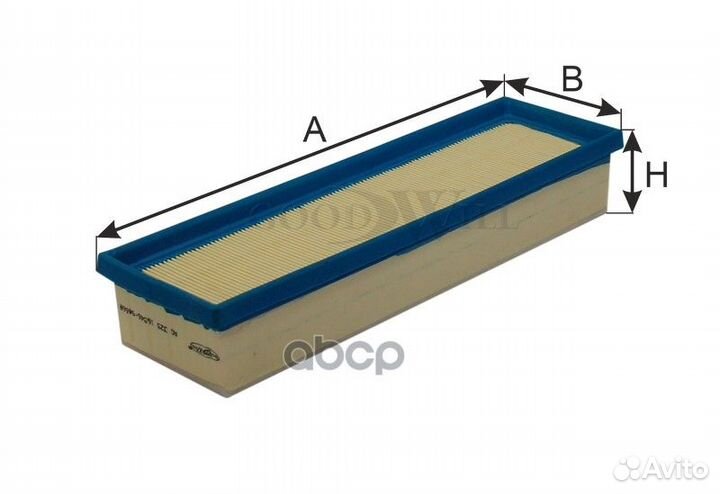 Фильтр воздушный renault Logan - new (c 2012)