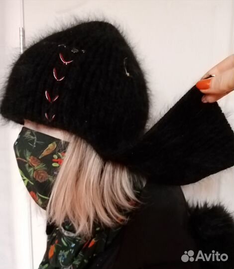 Шапка женская вязаная