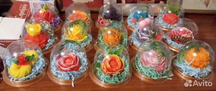 Букет цветов из мыла