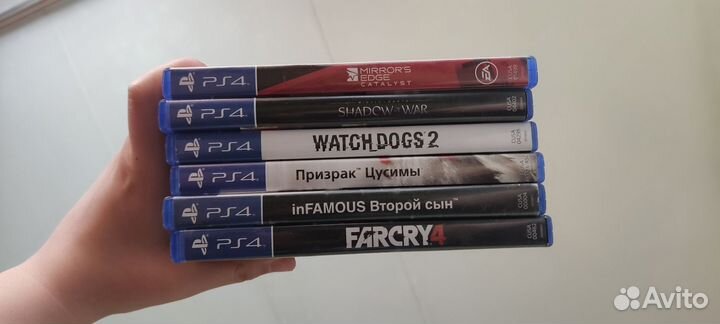 Диски на ps4 Far Cry 4 Призрак Цусимы и другие