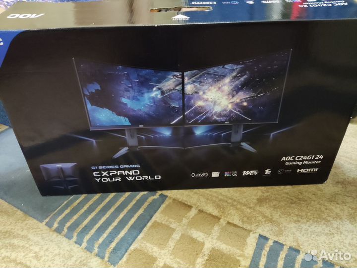 Монитор 23.6 AOC C24G1 144гц