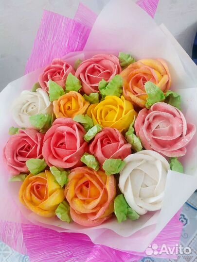 Букет из зефира