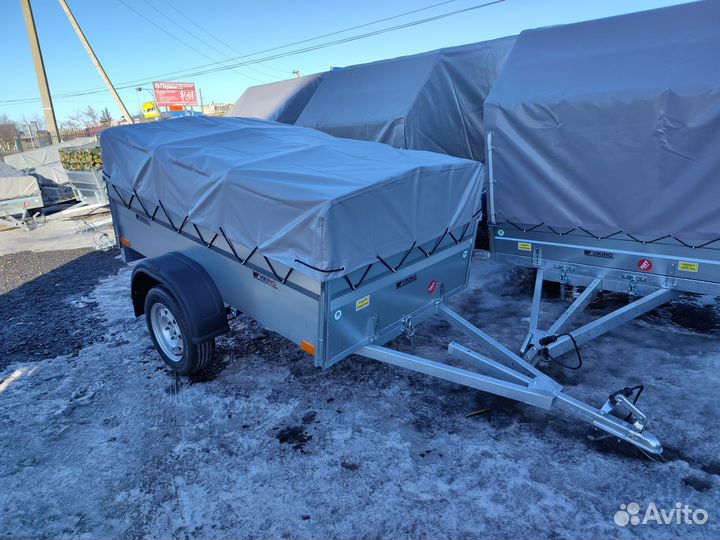 Прицеп «Викинг Про Лайт» 2,0х1,26 с тентом