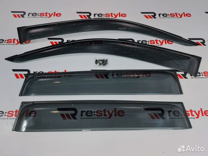 Ветровики Toyota Land Cruiser Prado 120 03-09г