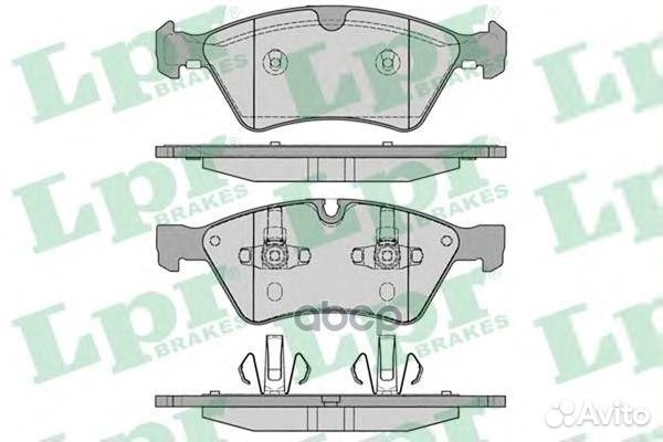 05P1253 Колодки тормозные mercedes W164 (ML) /X1