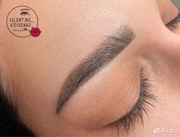 Перманентный макияж бровей губ и век