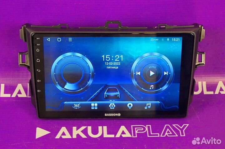 Магнитола Basson V2 2/32 для Toyota Corolla