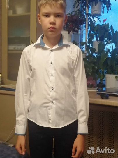 Рубашка школьная