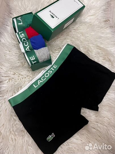 Трусы мужские боксеры lacoste 5 шт
