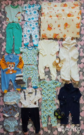 Сумка вещей для новорождённого мальчика от 0-74