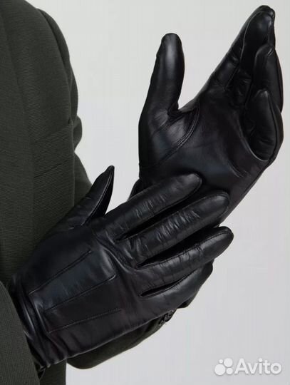 Мужские кожаные перчатки «Kasablanka»