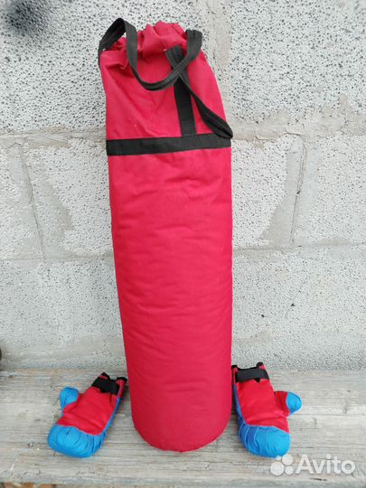 Боксерская груша детская с перчатками