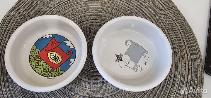 Миски для кошек керамические