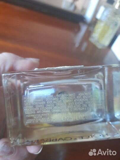 Парфюм dolce cabbana the one