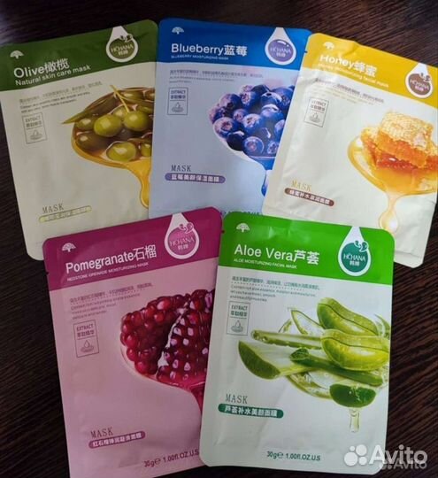 Маски для лица и кисти для макияжа