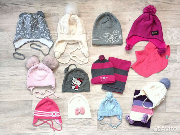 Шапки детские для девочки от 0 до 6 лет Lassie