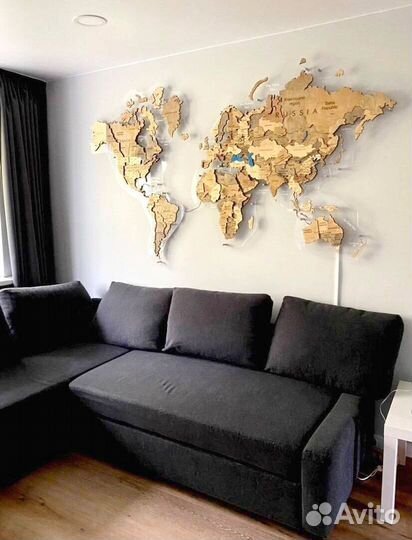 Карта мира и России с доставкой