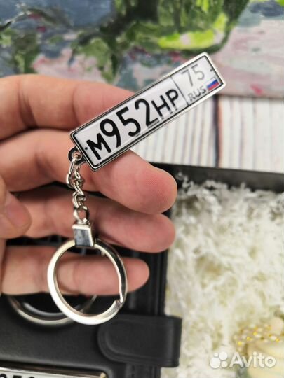 Автобложка для документов авто с лого и номером