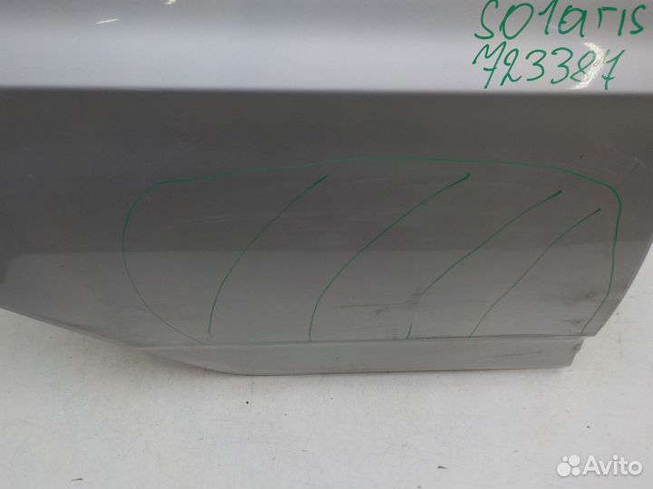 Б/У Б/У Дверь задняя правая Hyundai Solaris 2010