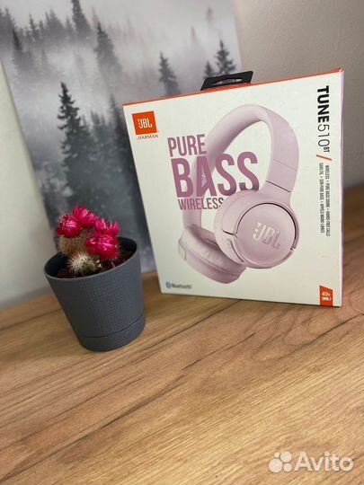 Беспроводные наушники jbl 510, розовый
