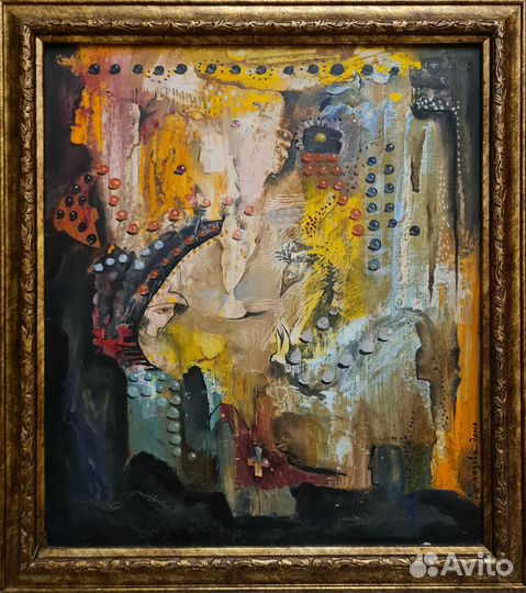 Картина маслом Абстракция, Грузия, 2008 год