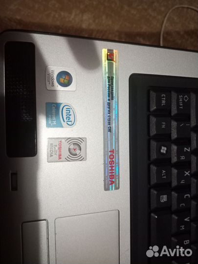 Ноутбук Toshiba рабочий шустрый в отличном сост
