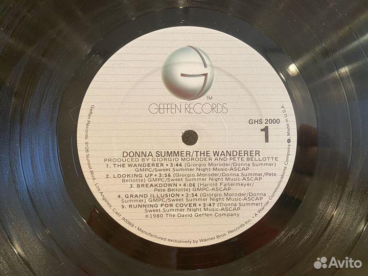 Donna summer - THE wanderer - 1980 USA Original